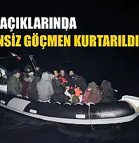 Fethiye açıklarında 31 düzensiz göçmen kurtarıldı