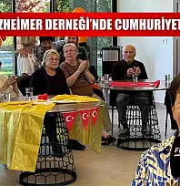 Fethiye Alzheimer Derneği'nde Cumhuriyet Coşkusu