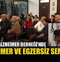 Fethiye Alzheimer Derneği'nde alzheimer ve egzersiz semineri