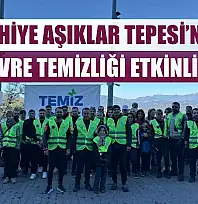 Fethiye Aşıklar Tepesi'nde Çevre Temizliği Etkinliği