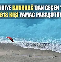 Fethiye Babadağ'dan geçen yıl 194 bin 613 kişi yamaç paraşütüyle uçtu