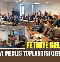 Fethiye Belediyesi Aralık Ayı Meclis Toplantısı gerçekleşti