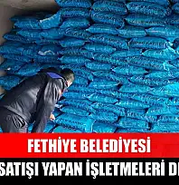 Fethiye Belediyesi kömür satışı yapan işletmeleri denetledi