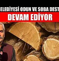 Fethiye Belediyesi odun ve soba desteklerine devam ediyor