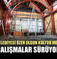 Fethiye Belediyesi Özer Olgun Kültür Merkezi'nde Çalışmalar Sürüyor