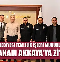 Fethiye Belediyesi Temizlik İşleri Müdürlüğü'nden Kaymakam Akkaya'ya Ziyaret