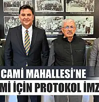 Fethiye Cami Mahallesi'ne Yeni Cami için protokol imzalandı
