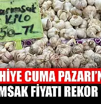 Fethiye Cuma Pazarı'nda sarımsak fiyatı rekor kırdı