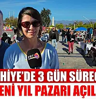 Fethiye'de 3 gün sürecek Yeni Yıl Pazarı açıldı