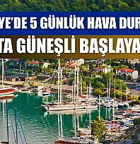 Fethiye'de 5 Günlük Hava Durumu: Hafta Güneşli Başlayacak
