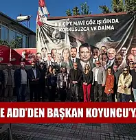 Fethiye'de ADD'den Başkan Koyuncu'ya Ziyaret