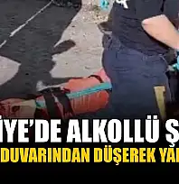 Fethiye'de alkollü şahıs istinat duvarından düşerek yaralandı