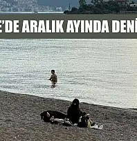 Fethiye'de Aralık ayında deniz keyfi