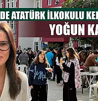 Fethiye'de Atatürk İlkokulu kermesine yoğun katılım