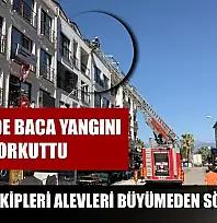 Fethiye'de baca yangını korkuttu: İtfaiye ekipleri alevleri büyümeden söndürdü