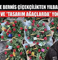 Fethiye'de Bernis Çiçekçilikten yılbaşına özel 'Kokina' ve 'Tasarım Ağaçlarda' yoğun talep