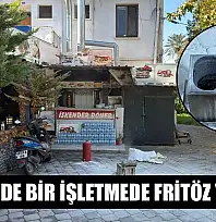 Fethiye'de bir işletmede fritöz yangını