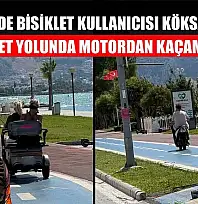 Fethiye'de bisiklet kullanıcısı Köksal Fındık, 'Bisiklet yolunda motordan kaçamıyoruz'