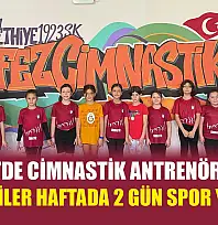 Fethiye'de Cimnastik Antrenörü Uçar, 'Öğrenciler haftada 2 gün spor yapmalı'