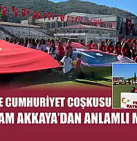 Fethiye'de Cumhuriyet Coşkusu: Kaymakam Akkaya'dan anlamlı mesajlar