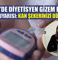 Fethiye'de Diyetisyen Gizem Bal'dan diyabet uyarısı: Kan şekerinizi düzenleyin