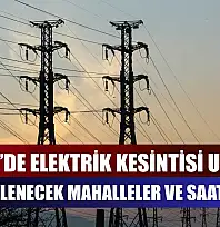 Fethiye'de Elektrik Kesintisi Uyarısı: İşte Etkilenecek Mahalleler ve Saat Aralığı