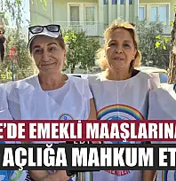 Fethiye'de emekli maaşlarına tepki! 'Bizi açlığa mahkum ettiler'
