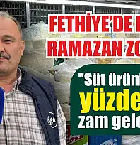 Fethiye'de esnaf Ramazan Zorbaz: 'Süt ürünlerine yüzde 20 zam gelecek'