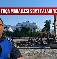 Fethiye'de Foça Mahallesi Semt Pazarı yenileniyor