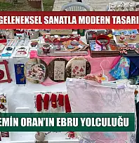 Fethiye'de Geleneksel Sanatla Modern Tasarım Buluştu: Asiye Yasemin Oran'ın Ebru Yolculuğu