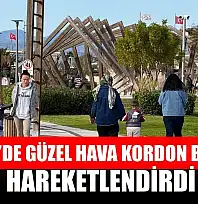 Fethiye'de güzel hava Kordon Boyu'nu hareketlendirdi