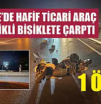 Fethiye'de hafif ticari araç, elektrikli bisiklete çarptı: 1 ölü