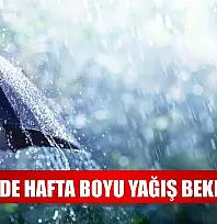 Fethiye'de Hafta Boyu Yağış Bekleniyor