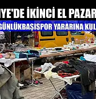 Fethiye'de ikinci el pazarında satışlar Günlükbaşıspor yararına kullanılacak