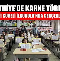 Fethiye'de karne töreni Vali Recai Güreli İlkokulu'nda gerçekleştirildi