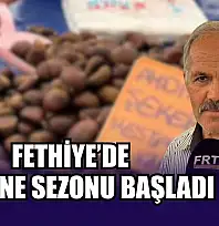 Fethiye'de kestane sezonu başladı