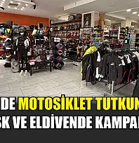 Fethiye'de motosiklet tutkunlarına kask ve eldivende kampanya