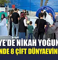 Fethiye'de nikah yoğunluğu: Bir günde 8 çift dünyaevine girdi