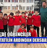 Fethiye'de öğrenciler ilk ara tatilin ardından dersbaşı yaptı
