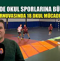 Fethiye'de okul sporlarına büyük ilgi: Futsal Turnuvasında 18 okul mücadele ediyor