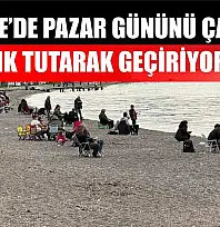 Fethiye'de Pazar Gününü Çalış'ta Balık Tutarak Geçiriyorlar