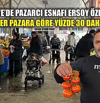 Fethiye'de Pazarcı Esnafı Ersoy Özdemir: 'Marketler pazara göre yüzde 30 daha pahalı'