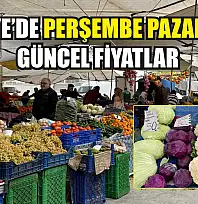 Fethiye'de Perşembe Pazarı'nda güncel fiyatlar