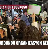 Fethiye'de Quiz Night coşkusu: Rise'ta dördüncü organizasyon gerçekleşti