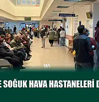 Fethiye'de soğuk hava hastaneleri doldurdu