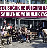 Fethiye'de Soğuk ve Rüzgara Rağmen Çalış Sahili'nde Yoğunluk Yaşandı