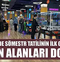 Fethiye'de sömestr tatilinin ilk gününde oyun alanları doldu