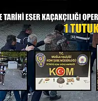Fethiye'de tarihi eser kaçakçılığı operasyonu: 1 tutuklama