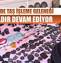 Fethiye'de taş işleme geleneği 30 yıldır devam ediyor