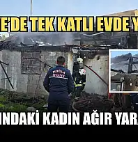 Fethiye'de tek katlı evde yangın: 92 yaşındaki kadın ağır yaralandı